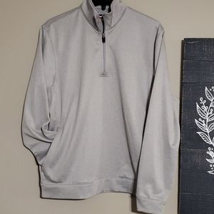 GRAND SLAM PERFORMANCE MENS S 3/4 ZIP PULLOVER